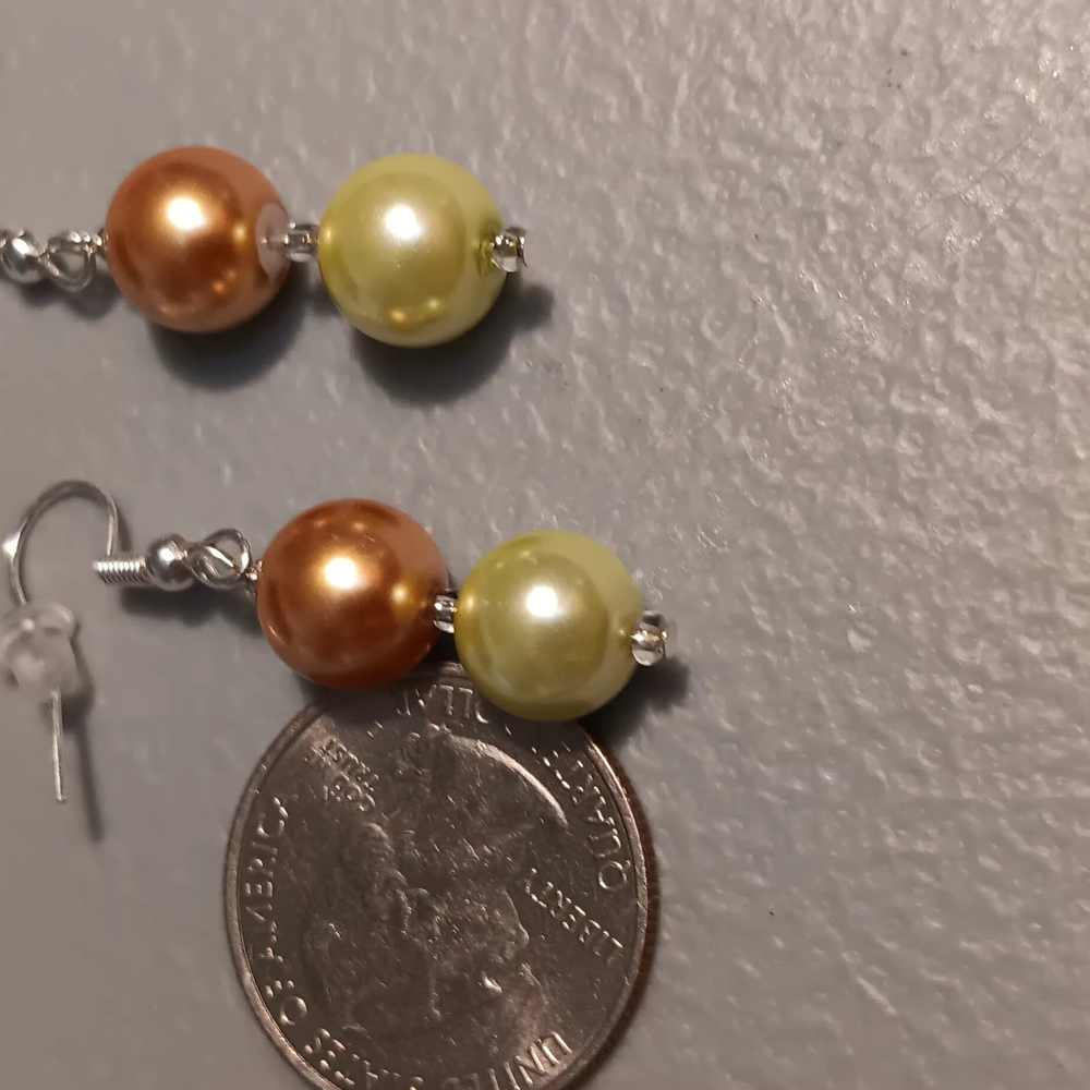 Multicolor Vintage Pearlesque Jewelry Set - Picture 2 of 8
